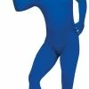 Fun World 2nd Skin Blue Suit For Adults Mens
