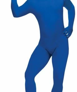 Fun World 2nd Skin Blue Suit For Adults Mens