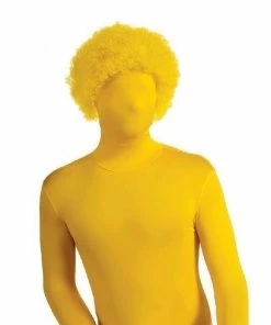 Rubie's Mens 2nd Skin Yellow Wig For Adults