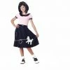 California Costume Collections 50s Hop With Poodle Skirt Costume For Kids