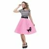 Fun World 50s Poodle Dress Costume For Adults Womens