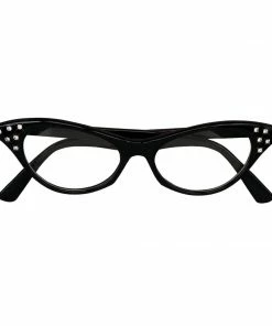 Forum Novelties Shop All Adult Costumes 50's Style Black Glasses For Adults