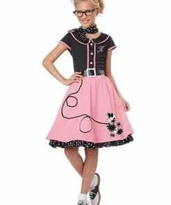 California Costume Collections 50s Sweetheart Costume For Kids Girls