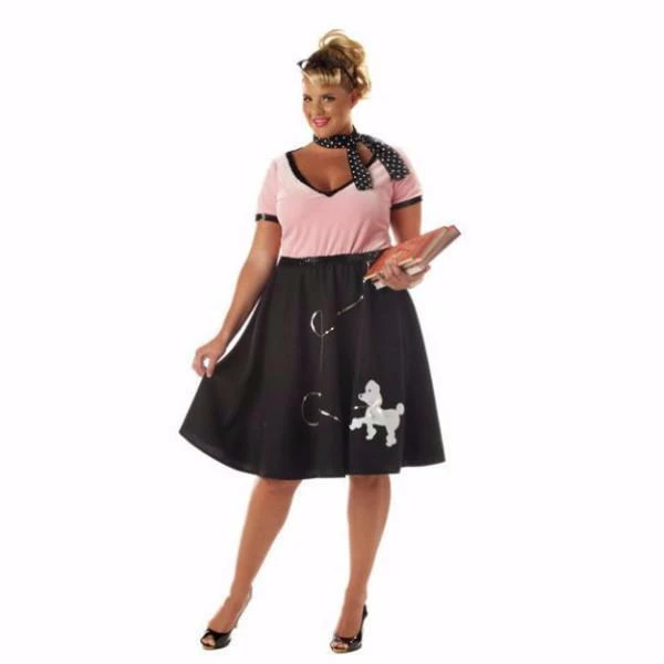 California Costume Collections Womens 50s Sweetheart Plus Size Costume For Adults