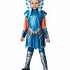 Rubie's Girls Ahsoka Deluxe Costume For Kids - Disney Star Wars