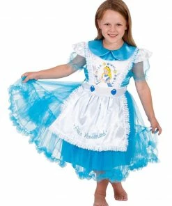 Rubie's Girls Alice Daisy Chain Deluxe Costume For Kids - Disney Alice In Wonderland