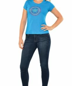 Rubie's American Dream Rhinestone T-Shirt For Adults - Marvel Avengers