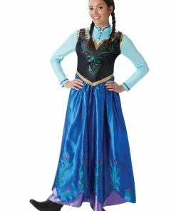 Rubie's Anna Deluxe Costume For Adults - Disney Frozen Womens