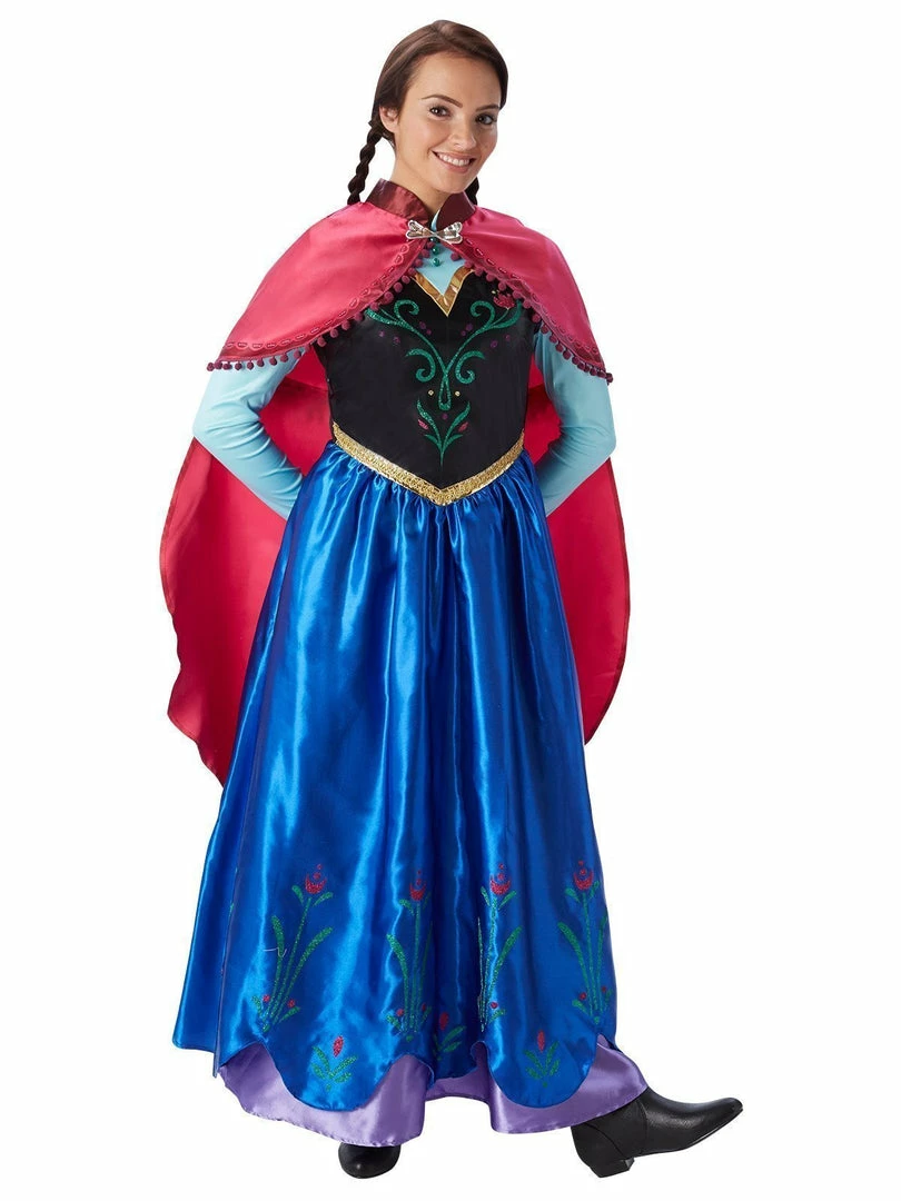 Rubie's Anna Deluxe Costume For Adults - Disney Frozen Womens