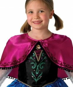 Rubie's Girls Anna Deluxe Costume For Kids - Disney Frozen