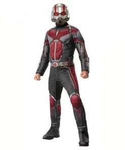 Rubie's Mens Ant-Man Deluxe Costume For Adults - Marvel Ant-Man And The Wasp