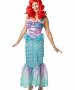Rubie's Womens Ariel Deluxe Costume For Adults - Disney The Little Mermaid