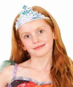 Rubie's Girls Ariel Fabric Tiara For Kids - Disney The Little Mermaid