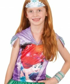Rubie's Girls Ariel Hooded Dress For Kids - Disney The Little Mermaid
