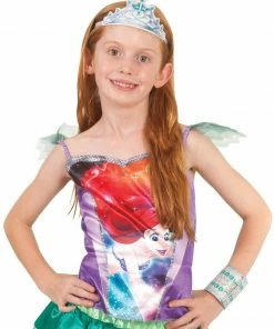 Rubie's Ariel Princess Top For Kids - Disney The Little Mermaid Girls