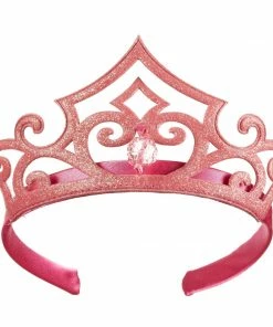 Rubie's Girls Aurora Ultimate Princess Wand & Tiara Accessory Bundle For Kids - Disney Sleeping Beauty