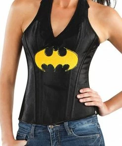 Rubie's Batgirl Leather-Look Halter Top For Adults - Warner Bros DC Comics