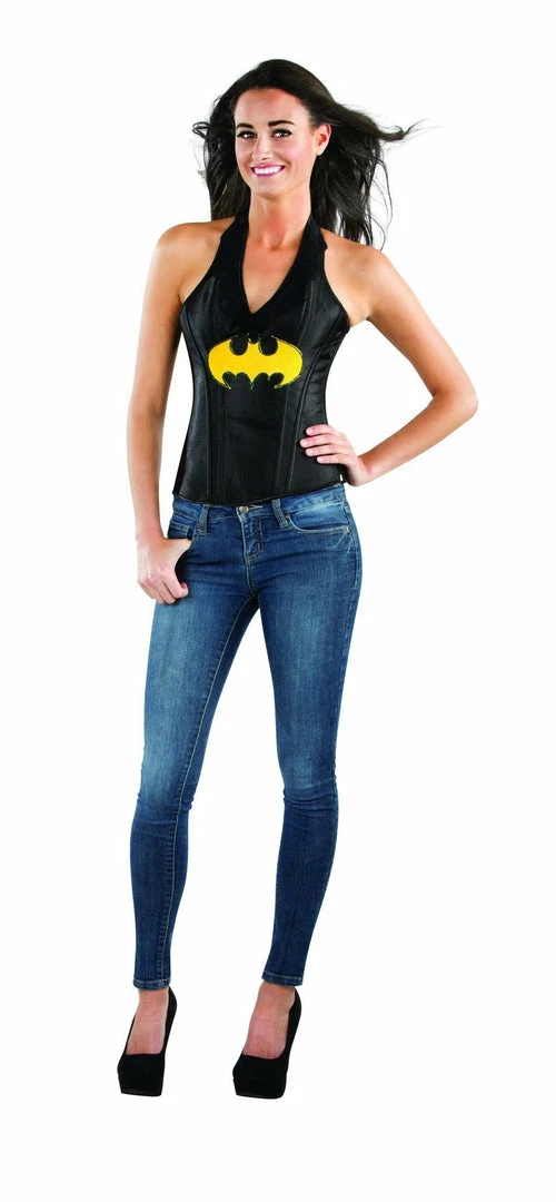 Rubie's Batgirl Leather-Look Halter Top For Adults - Warner Bros DC Comics