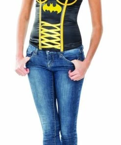 Rubie's Womens Batgirl Ribbon Detail Corset For Adults - Warner Bros DC Comics