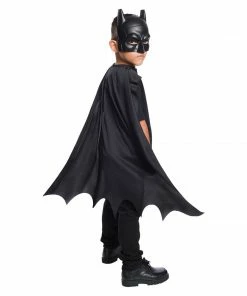 Rubie's Boys Batman Cape & Mask Set For Kids - Warner Bros DC Comics