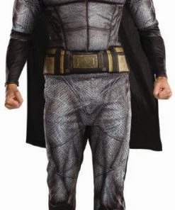 Rubie's Mens Batman Deluxe Costume For Adults - Warner Bros Batman: Dawn Of Justice