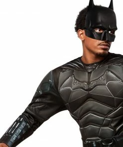 Rubie's Mens Batman Deluxe Costume For Adults - Warner Bros The Batman