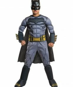 Rubie's Batman Deluxe Costume For Kids - Warner Bros Batman: Dawn Of Justice Boys