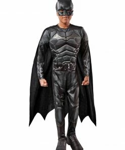 Rubie's Batman Deluxe Costume For Kids - Warner Bros The Batman