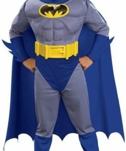 Rubie's Batman Deluxe Muscle Chest Costume For Toddlers And Kids - Warner Bros Batman: Brave And Bold