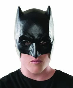 Rubie's Mens Batman Half Mask For Adults - Warner Bros Dawn Of Justice