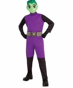 Rubie's Beast Boy Costume For Kids - Warner Bros Teen Titans