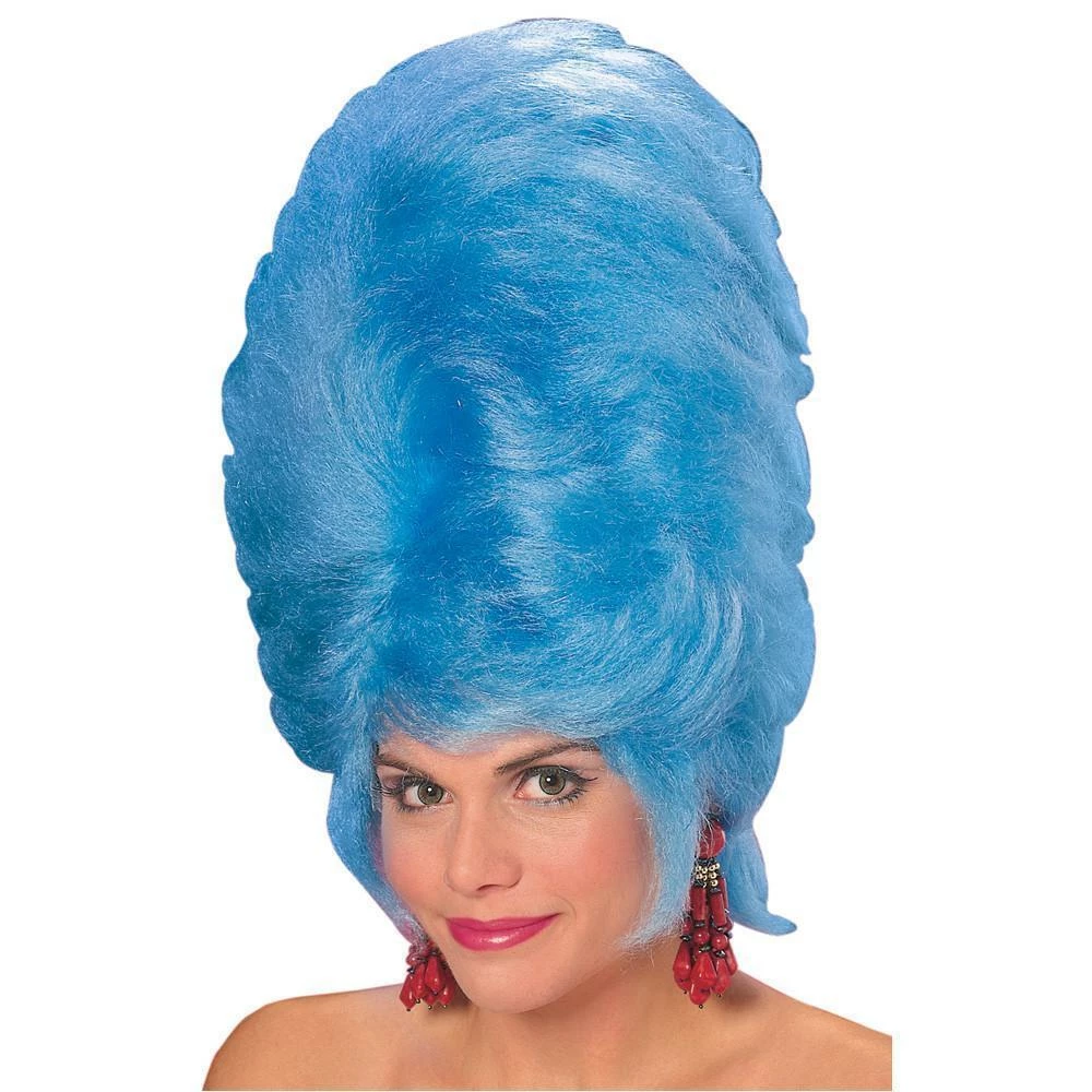 Rubie's Womens Beehive Blue Wig For Adults