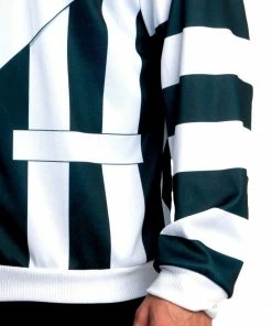 Rubie's Beetlejuice Hoodie With Mask For Adults - Warner Bros Beetlejuice