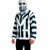 Rubie's Beetlejuice Hoodie With Mask For Adults - Warner Bros Beetlejuice