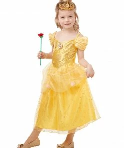 Rubie's Belle Glitter & Sparkle Deluxe Costume For Kids - Disney Beauty & The Beast