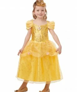 Rubie's Belle Glitter & Sparkle Deluxe Costume For Kids - Disney Beauty & The Beast
