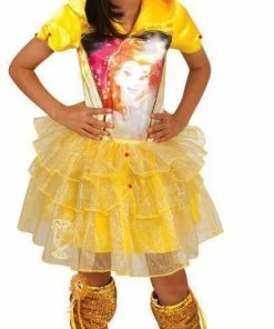 Rubie's Belle Hooded Tutu Dress For Kids - Disney Beauty And The Beast Girls