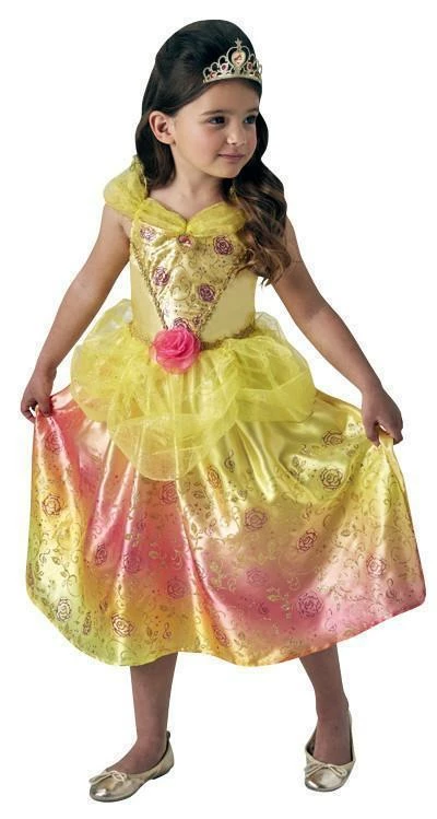Rubie's Belle Rainbow Deluxe Costume For Kids - Disney Beauty And The Beast