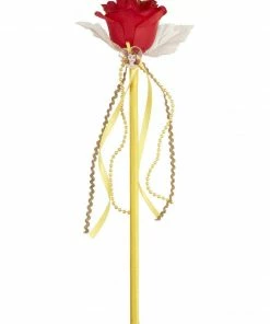 Rubie's Belle Ultimate Princess Wand & Tiara Accessory Bundle For Kids - Disney Beauty And The Beast Girls