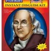 Forum Novelties Shop All Adult Costumes Ben Franklin Wig And Eyeglasses Kit For Adults