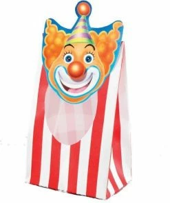Creative Converting Big Top Birthday Treat Bag - Pack Of 8