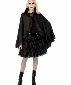 Rubie's Black Cape For Adults Womens