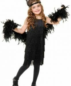 Charades Costumes Black Fashion Flapper Costume For Tweens Girls