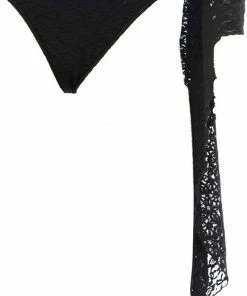 Rubie's Womens Black Lace Blackout Bodysuit For Adults