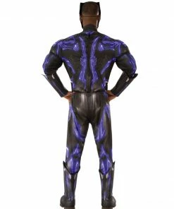 Rubie's Black Panther Deluxe Battle Costume For Adults - Marvel Black Panther Mens