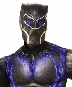 Rubie's Black Panther Deluxe Battle Costume For Adults - Marvel Black Panther Mens