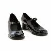 Ellie Shoes Inc Girls Black Patent Maryjane Heel Shoe For Kids