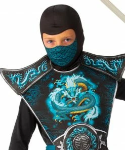 Rubie's Blue Dragon Ninja Costume For Kids Boys
