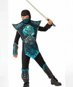 Rubie's Blue Dragon Ninja Costume For Kids Boys