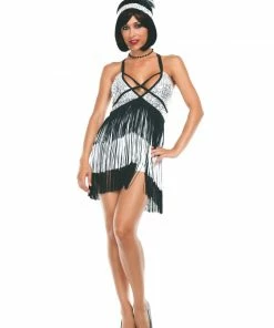 Starline Llc Boardwalk Flapper Deluxe Costume For Adults